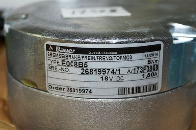 Bauer电磁制动器 E008B5