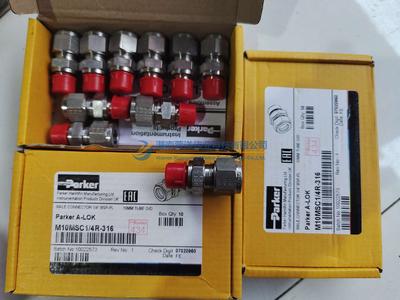 Parker卡套接头 M10MSC1/4R-316